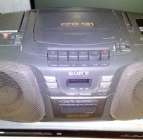 1 Đài đĩa, cassette Sony Nhật xịn loa phễu, toàn dải