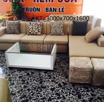 Sofa góc bọc vải nỉ