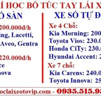 3 Học lái xe ô tô, dạy bổ túc lái xe ô tô số sàn và xe ô tô số tự động