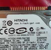 2 Ổ 40gb ata hitachi 5400rpm made in thailan