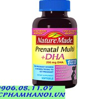 Vitamin bầu Nature made prenatal multi  dha, hàng xách tay Mỹ