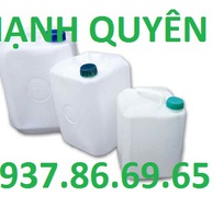 Can nhựa đựng hóa chất, can nhựa cũ mới 10l, 20l ,30l giá ưu đãi nhất