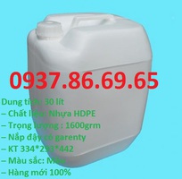 6 Can nhựa đựng hóa chất, can nhựa cũ mới 10l, 20l ,30l giá ưu đãi nhất