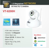 1 Camera wifi giá rẻ vantech VT-6200H  hồng ngoại tại Long an