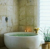 9 Phá cách với thiết kế bồn tắm bằng đá tự nhiên