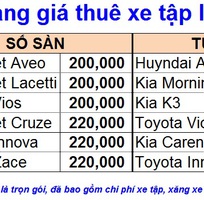3 Cho thuê xe tập lái. Bổ túc tay lái Tp. HCM. Đào tạo lái xe B2, C