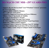 6 Mình cần bán một số sản phẩm về bo mạch chủ vi tính của hãng MSI,