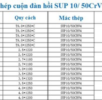 1 Thép cuộn đàn hồi SUP10/ 50CrV4