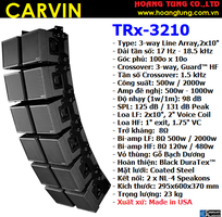 Loa Line Array Carvin TRx3210 - Made in USA