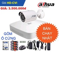 Trọn bộ Camera full HD công nghệ HD CVI siêu nét 720p giá chỉ 3.500.000đ