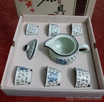 5 Bộ ấm trà cá 3D, 4D và chén xuất qua Nhật