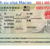 Làm visa đi Macao giá tốt