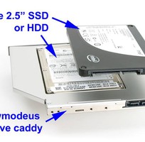 2 Tăng dung lượng ổ cứng cho Laptop với Caddy Bay giá siêu khuyến mãi chỉ 130k