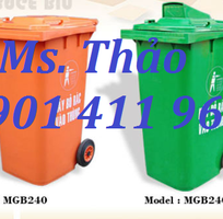 5 Thùng rác nhựa 60 lít, thùng rác công cộng, thùng rác nhựa 4 bánh xe, thùng rác