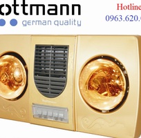 1 Đèn sưởi nhà tắm Kottmann K2BHWG 2 bóng vàng
