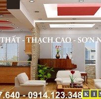 8 Thi công trần thạch cao - laphong thạch cao tại Quảng Ngãi