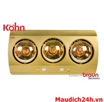 Đèn sưởi nhà tắm Braun Kohn 3 bóng - Đức : 650.000đ
