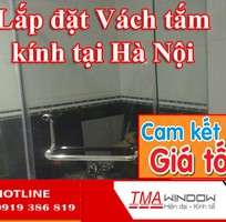 Lắp đặt Vách tắm kính phòng tắm giá rẻ tại Hà Nội