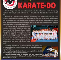  CLB Karate-do trường ĐH Sư Phạm Nghệ Thuật Trung Ương tuyển sinh