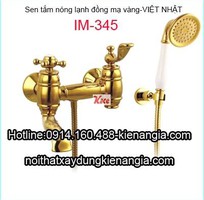 Sen vòi đồng cổ điển, sen vòi đồng mạ vàng