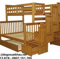 7 Bán giường 2 tầng, giường 3 tầng gỗ tự nhiên tại tphcm