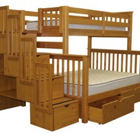 14 Bán giường 2 tầng, giường 3 tầng gỗ tự nhiên tại tphcm