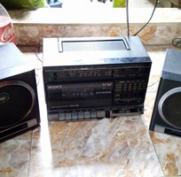 2 Radio, cassette Sony Nhật CFS-1110S cổ, loại 3 cục rời, Megabass