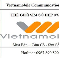 Sim 092 số đẹp giá rẻ nhất