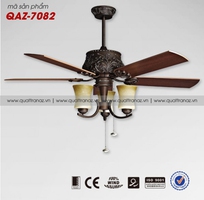 2 Quạt trần đèn trang trí Mountain Air QAZ-7082 - Phong cách tân cổ điển