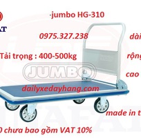 1 Xe kéo hàng, xe đẩy hàng 4 bánh Jumbo Thái Lan, xe đẩy hàng Jumbo HB-210