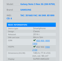 9 Bán Note 3 Neo Việt Nam fullbox hết BH 99 nữ dùng