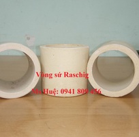 Vòng sứ xử lý khí thải, Đệm Ceramic, Đệm sứ, vòng sứ Raschig, ống sứ Raschig