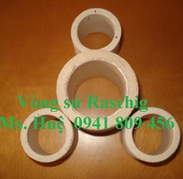 1 Vòng sứ xử lý khí thải, Đệm Ceramic, Đệm sứ, vòng sứ Raschig, ống sứ Raschig