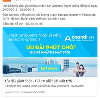 Khuyến mãi  KHỦNG  khi đặt phòng khách sạn tại Đà Nẵng qua Anandi.vn