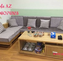 1 May nệm ghế sofa gỗ làm nệm ngồi ghế salon gỗ