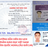 Chứng chỉ nghiệp vụ hướng dẫn viên du lịch