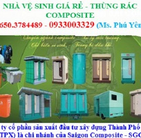 7 Nhà vệ sinh di động composite giá rẻ công ty Thành Phố Xanh - TPX