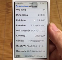 3 Iphone 5 lock trắng 32Gb mới 98%