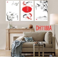 1 Tranh đồng hồ tứ quý DH1187A  kích thước 90x60cm