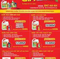 2 CÔNG TY VIỆT MỸ cung cấp chất tẩy giặt, khử trùng, rửa chén diệt khuẩn 2 CÔNG TY VIỆT MỸ cung cấp chất tẩy giặt, khử trùng, rửa chén diệt khuẩn