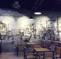 2 Vẽ tranh tường 3D phố cổ Hà Nội tại Hà Nội