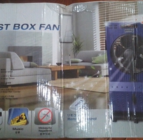 6 Quạt phun sương 12 Mist box Fan  MP3chính hãng giảm giá, khuyến mại, bảo hành 1 năm