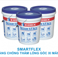 Chống thấm Smartflex - Komix giá 700.000đ /Thùng 20kg tại Đà Nẵng, Quảng Nam.