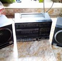 Radio, cassette Sony CFS-1110S loại 3 cục rời, 4 loa, Megabass, equalizer