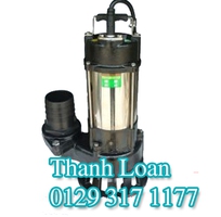 3 Máy bơm chìm hút nước thải có phaoNTP   Đài Loan  mã HSM250-1.75 26  T  1HP, HSM280-1.75 26  T  1HP