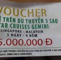 1 Voucher du lịch Singapore 5 ngày