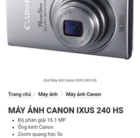 Cần bán máy ảnh Canon