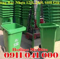 Bán thùng rác nhựa 120l, 240l xe đẩy rác 660l giá siêu rẻ giao hàng nhanh trên toàn quốc