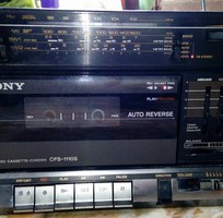Đài radio, cassette Sony CFS-1110S Nhật cổ, Megabass, đang dùng tốt
