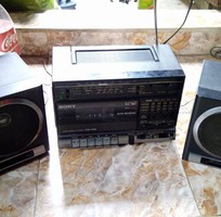 1 Đài radio, cassette Sony CFS-1110S Nhật cổ, Megabass, đang dùng tốt